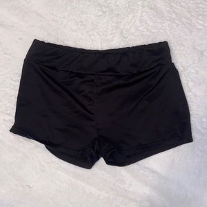 Black spandex shorts